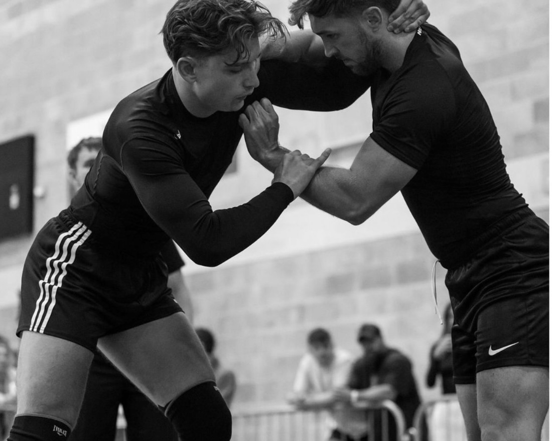 Freestyle wrestling takedown practice at Aontach Jiu-Jitsu